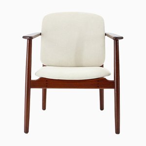 Model 165 Teak Armchair by Børge Mogensen for Søborg Furniture, 1960s