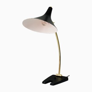 Lámpara de mesa italiana ajustable, años 60