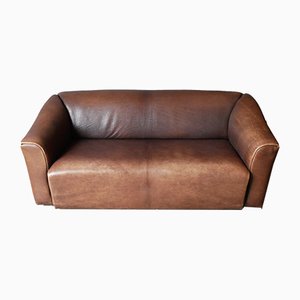 Mid-Century Neck Leather DS 47 3-Seat Sofa from de Sede