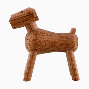 Chien en Bois par Kay Bojesen, Danemark