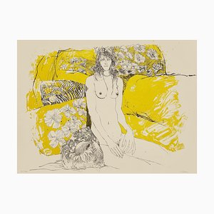 Sergio Barletta, Nude, Lithograph, 1980s