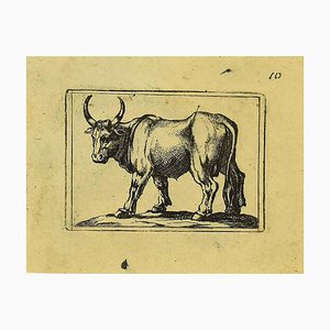 Antonio Tempesta, Ox, Gravure, 1610s