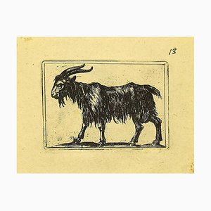Antonio Tempesta, Goat, Etching, 1610s