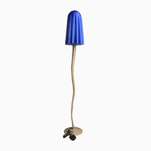 Lámpara de pie italiana de cristal de Murano para SIM, años 80