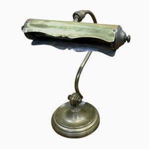Vintage Brass Table Lamp, Early 20th Century