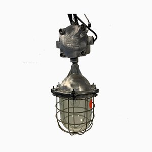 Búnker industrial o lámpara de barco, años 60