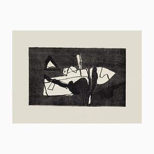 Afro Basaldella - Black Composition - Etching - 1970s