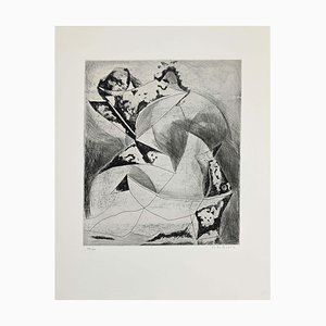 Marino Marini - Composition II - Etching - 1969