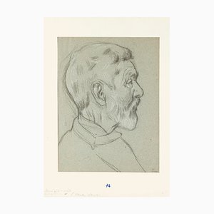 Charles Walch - Portrait - Pencil On Paper - Early 20th-Century