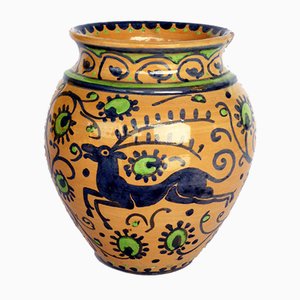 Vaso in ceramica di Cassandrini, Italia, anni '20