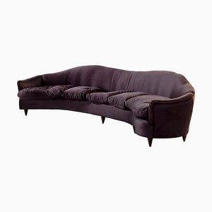 Italienisches Mid-Century Holzsofa, 1950er