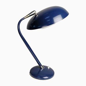 Lampe de Bureau Bleue Mid-Century, 1950s