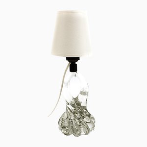 Small Vintage Glass Table Lamp