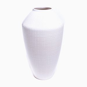 Grand Vase en Céramique Blanche