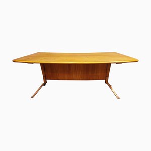 Mid-Century Curved Coffee Table, 1960s