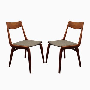 Set of Teak Boomerang Dining Chairs by Alfred & Erik Christensen for Slagelse Møbelværk