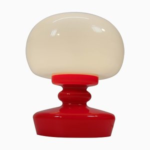 Lámpara de mesa All Glass de Valasske Mezirici, años 70