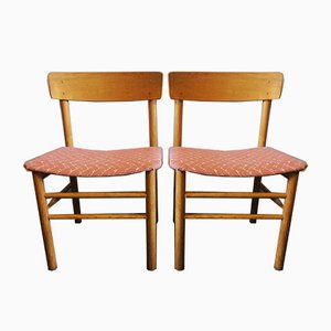 Vintage Elm J39 Side Chairs by Børge Mogensen for Farstrup Møbler, 1950s, Set of 2
