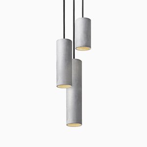 Cromia Trio Pendant Lamp in Grey from Plato Design