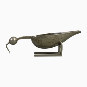 Cenicero austriaco Mid-Century en forma de pájaro, años 50