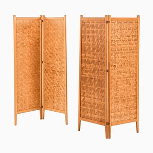 Folding Screens / Room Dividers from Alberts, Sweden, Set of 2