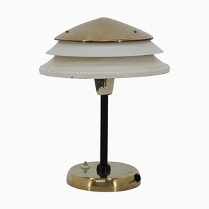 Lámpara de mesa de latón de Zukov, años 50