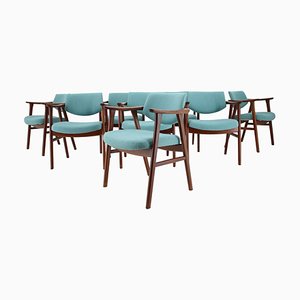 Teak Dining Chairs by Erik Kierkegaard, 1960s, Set of 8