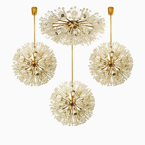 Luminaires Snowball Orbit Sputnik par Emil Stejnar, Autriche, Set de 4