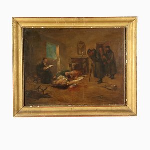 The Tragic Return, Late 1800s, Oil on Canvas