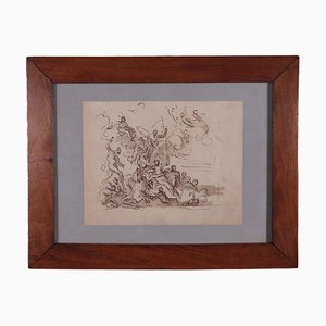 James Thornhill, 1720, Pluma y tinta sobre Papel