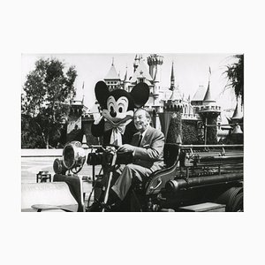 Walt Disney and Mickey Mouse in Disneyland, 1950s