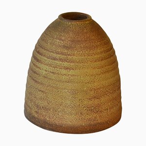 Sculptural Studio Pottery Vase in Beehive Shape