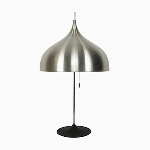 Lampe de Bureau Mid-Century Moderne Couleur Argent en Forme de Champignon par Doria Leuchten Germany