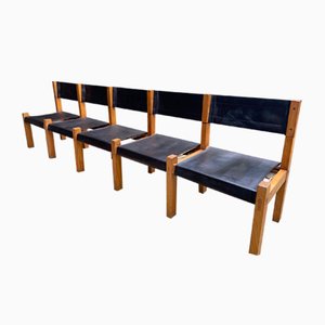 Mid-Century Les Arcs Bench by Pierre Chapo, 1969