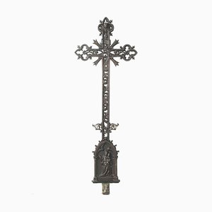 Altes Kreuz aus Gusseisen, 1700