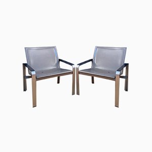 Set of Armchairs by Jacques Toussaint & Patrizia Angeloni for Matteo Grassi, 1970s