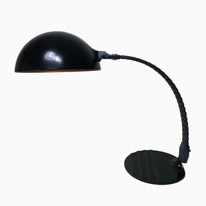 Italian Black 660 Flexible Table Lamp by Elio Martinelli for Martinelli Luce, 1970s
