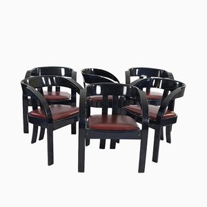 Elisa Chairs by Giovanni Bassi for Poltronova, Set of 6