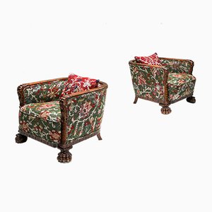 Fauteuils Style Chippendale Antiques, Set de 2