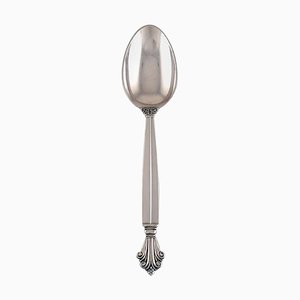 Cuillère de Service en Argent Sterling par Georg Jensen Acanthus