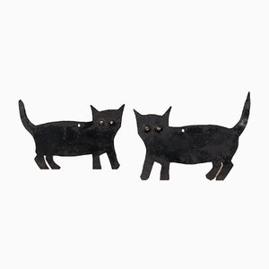 Scarer Black Cat Bird, set di 2