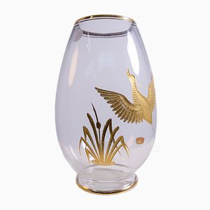 Vase aus Murano Glas und Gold von Ferro Brother's für Finzi, 1950er