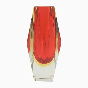 Murano Glass Vase by Flavio Poli for Alessandro Mandruzzato, 1960s