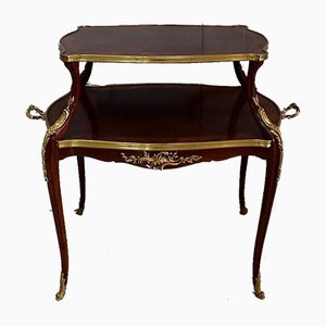 Antique Tea Trolley with Marquetry