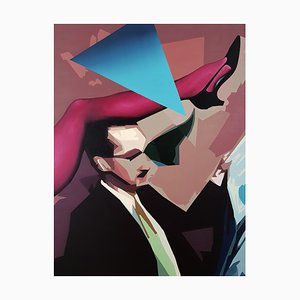 Blue Love Triangle by Radu Rodideal