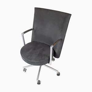 Office Chair Model J70 in Dark Grey Fabric by Johannes Foersom