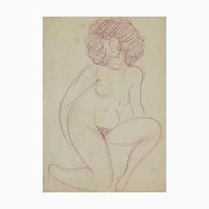 André Meauxsaint-Marc, Naked Woman, Drawing A Lápiz, principios del siglo XX