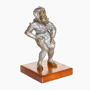 Bronze Italian Sculpture of Jester, 1970s