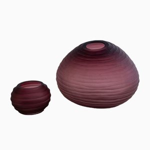 Vintage Vases from Made Murano Glass, Set of 2