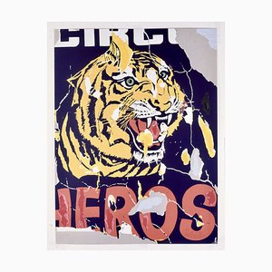 Mimmo Rotella, The Tiger, 1962/1997, Serigrafía y Collage